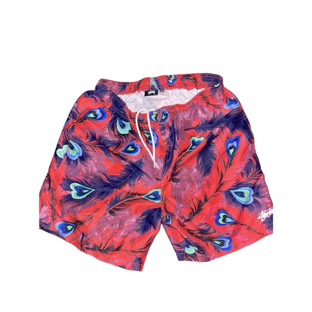 STUSSY PEACOCK WATER SHORTS (NEVER USED - TAG REMOVED).